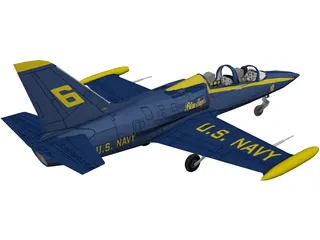 Aero L-39 Albatros US Navy 3D Model