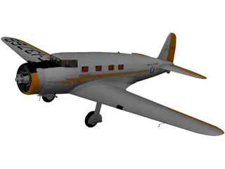Vultee V-1A 3D Model