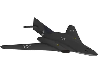 Messerschmitt Me 262 HG III 3D Model