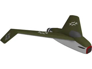 Heinkel P1078C 3D Model