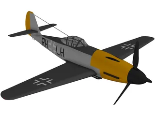 Messerschmitt ME 309 3D Model