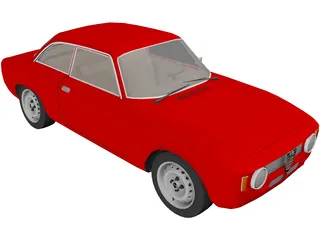 Alfa Romeo Julia GTA 3D Model