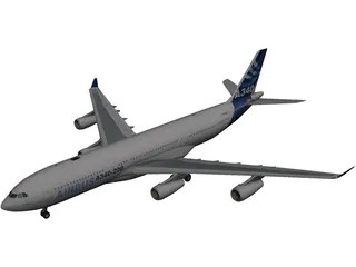 Airbus A340-200 3D Model