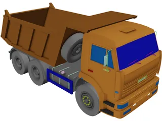 Kamaz 6520 3D Model