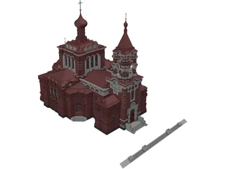 Church Russian 3D Model