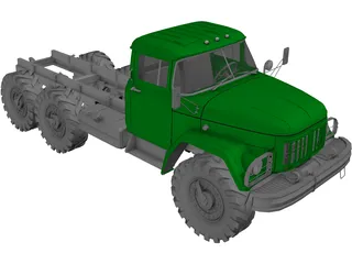 ZIL 131 3D Model