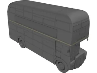 London Bus 3D Model