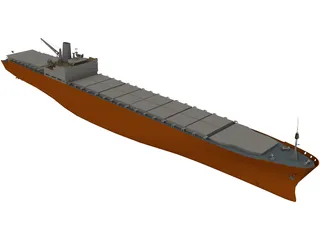 LNG Tanker 3D Model