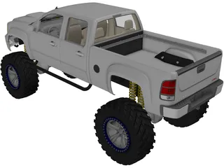 GMC Sierra [Lifted] 3D Model