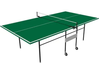 Pinpong Table 3D Model