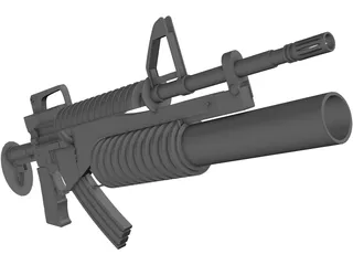 M4 3D Model