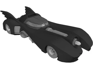 Batman Car 3D Model