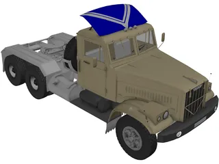 KrAZ 256 B1 3D Model