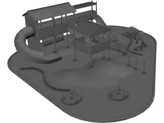 Children Playground 3D Model