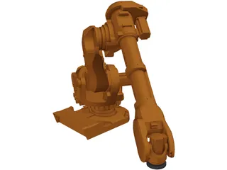 Robot 6 Axis 3D Model