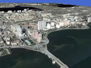 West Palm Beach City 3D Model