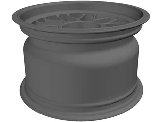 BBS Centerlock Wheel 13in x 8in 3D Model