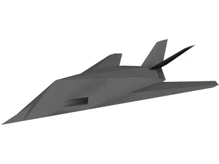 F-117 3D Model