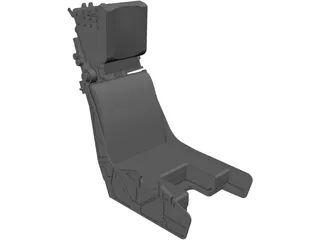 F-18 Seat 3D Model