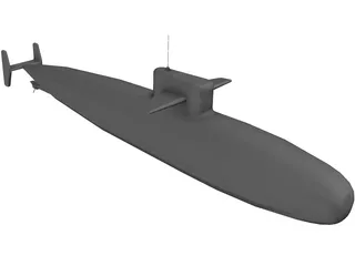 Submarine 3D Model