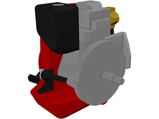 Honda GXV160 Engine 3D Model