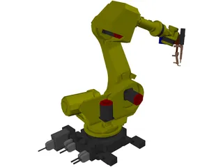 Fanuc R-2000 Robot Arm 3D Model