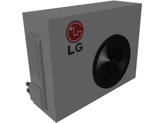 Air Conditioner LG Ext 3D Model