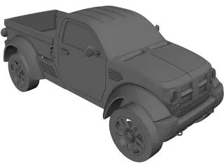 Dodge M80 Light Truck Concept (2003) 3D Model