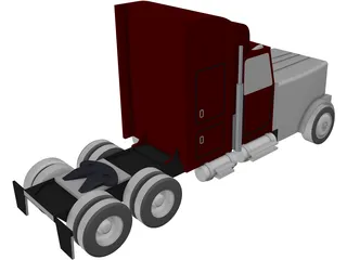 Semi-Truck 3D Model