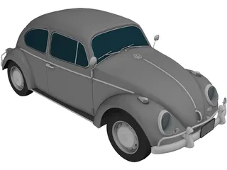 Volkswagen Beetle 3D Model