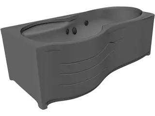 Jacuzzi Bathtub 3D Model