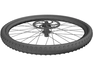 Wheel MTB Front 3D Model