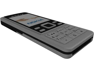 Phone Nokia 6300 3D Model