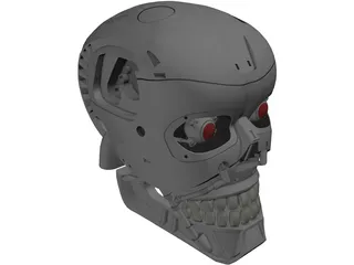 Terminator Head 3D Model