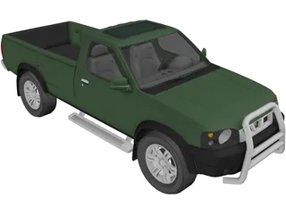 Nissan Navara D22 DX 4X4 3D Model