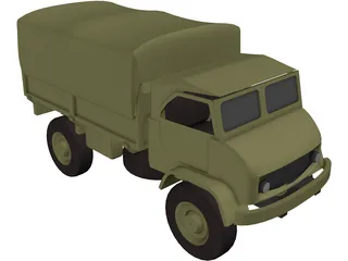 Mercedes-Benz Unimog 404 3D Model