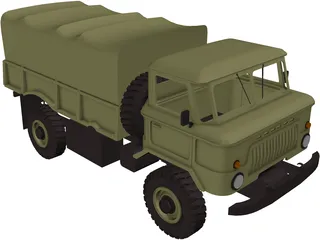 GAZ 66 3D Model