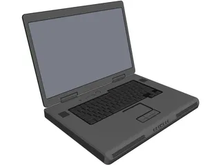 Dell M90 15 inch Laptop Computer 3D Model