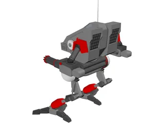 Vulture Mech 3D Model