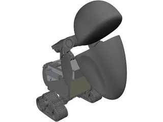 WALL-E and EVA 3D Model