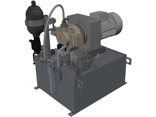 Hydraulic System 3D Model