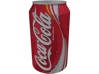 Coca Cola Coke Can 3D Model