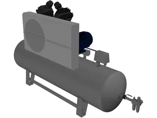 Hertz Compressor 3D Model