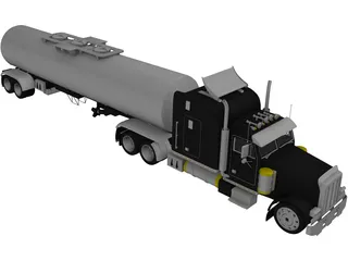 Peterbilt Truck 3D Model