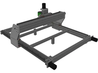 CNC Machine 3D Model