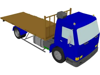 Volvo FL7 Flatbed 3D Model