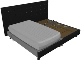 Adjustable Bed 3D Model