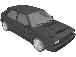 Lancia Delta HF 3D Model