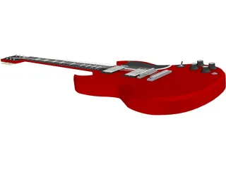 Gibson SG Guitar 3D Model