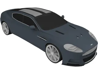 Aston Martin Rapide (2010) 3D Model